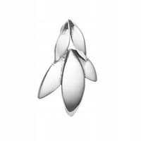 Srebrny wisiorek oksydowany zawieszka listki 925