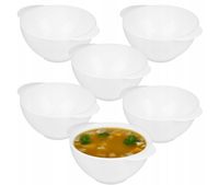 BULIONÓWKA 500 ML salaterka miseczka na barszcz Bianco 6 sztuk