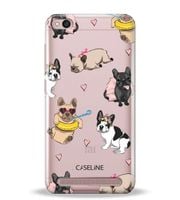 Xiaomi Redmi 5A | clear | etui na telefon case guma wzory + szkło