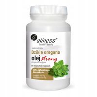 Aliness Olej z DZIKIEGO OREGANO Karwakrol 90% CZYSTY 90 kapsułek Odporność