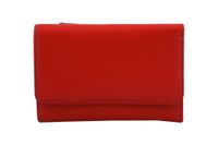 Barberini's klasyczny portfel damski - Czerwony