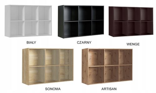 Regał półka organizer pojemnik stojak na płyty winylowe segregatory Cubo 5 na Arena.pl