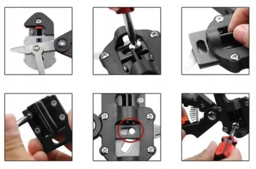 ZESTAW SEKATOR NOŻYCE NOŻYCZKI OGRODOWE DO SZCZEPIEŃ OKULIZACJI DRZEW TAŚMA na Arena.pl