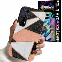 ETUI DO REALME 7 - GEOMETRYCZNE WZORY DLA KOBIET PLECKI + FOLIA