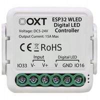 OXT Mini Kontroler WLED RGBIC RGBWIC MONO IC 15A 5-24V ESP32 Mikrofon