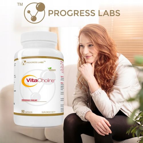 VITACHOLINE 300mg Dobra Pamięć Cholina Układ Nerwowy Produkt Vege 90 kap na Arena.pl