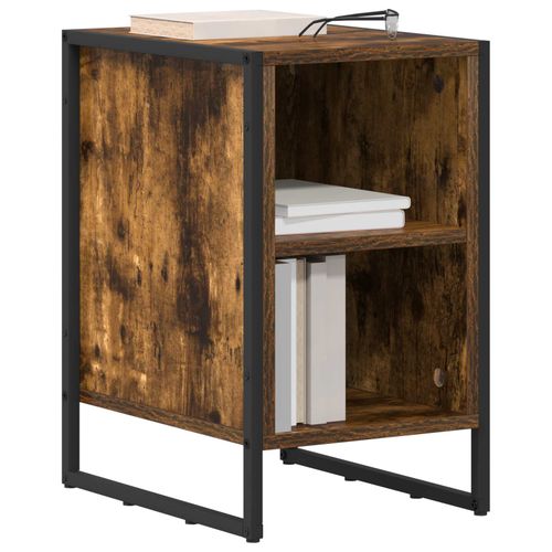 Stolik nocny 2 pcs Dąb Dymny 39.5 x 30 x 50 cm na Arena.pl