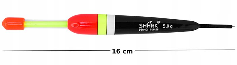 Spławik Przelotowy z BALSY SHARK 5,0 g / 16 cm zdjęcie 2