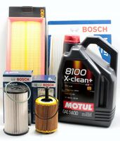 FILTRY+OLEJ MOTUL X-CLEAN 8100 5W30 5L AUDI A3 1.9 2.0 TDI