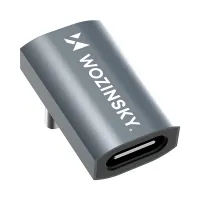 przejściówka kątowa wozinsky wpkf-01 usb-c - usb-c 40gb/s 240w 8k otg