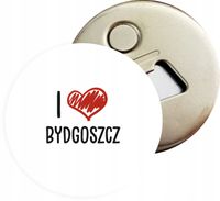 Otwieracz DO PIWA z magnesem pamiątka I LOVE BYDGOSZCZ różne miasta