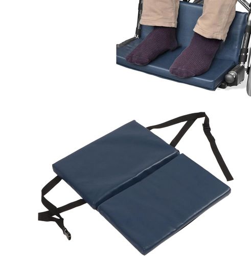 Podnóżek do wózka inwalidzkiego Fyearfly z eko skóry niebeski na Arena.pl