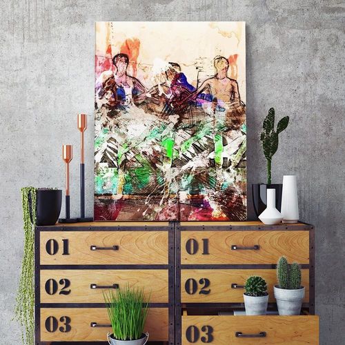 Deco Panel, Tańczące baletnice abstrakcja 40x60 na Arena.pl