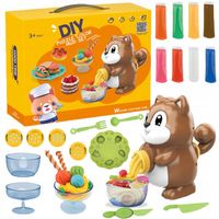 ZESTAW CIASTOLINA MASA PLASTYCZNA MASZYNKA WYCISKARKA AKCESORIA