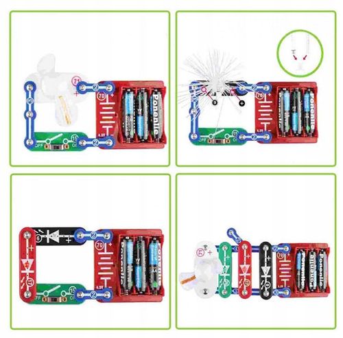 LABORATORIUM ELEKTRONIKI MAŁY ELEKTRONIK ZABAWA NAUKOWA - ZESTAW DLA DZIECI na Arena.pl