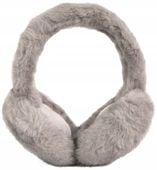Futrzane nauszniki Keyla - dla dzieci, damskie, zimowe Szary
