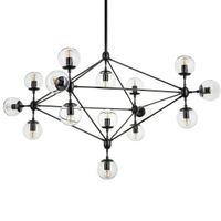 Lampa wisząca Astrifero ST-9047-15 Step balls bursztynowa czarna