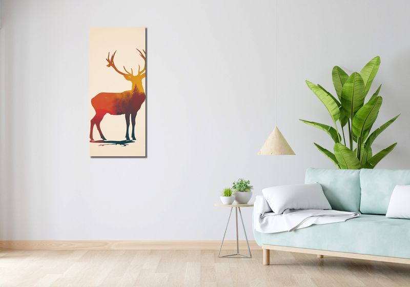 Obraz 40x100cm Światło Leśnego Monarchy zdjęcie 2
