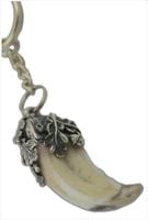 Brelok myśliwski Fajka dzika z brązu