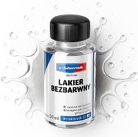 lakier bezbarwny akrylowy zaprawkowy zaprawka 50 ml pędzelek uniwersalny