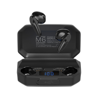 bezprzewodowe słuchawki douszne z power bankiem kruger&matz m6