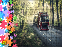 Puzzle tradycyjne Ciężarówki
