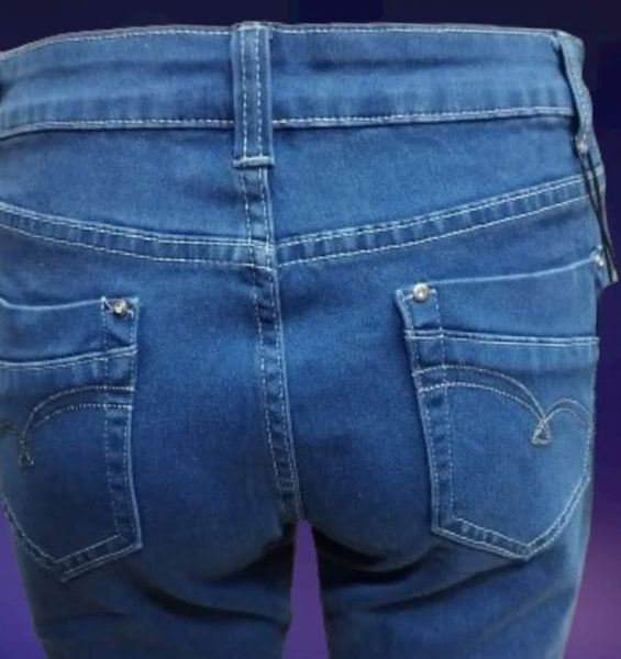 SPODNIE JEANSY plus size TRANG COLLECTION r 4XL(48) blue denim zdjęcie 8