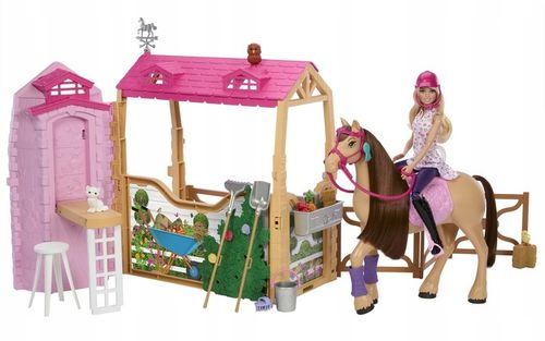Barbie Stadnina dla Koni Mattel JDN43 Mysteries The Great Horse Chase na Arena.pl