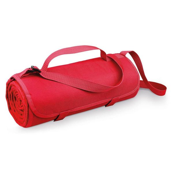 Koc polarowy 160 g/m² Czerwony zdjęcie 1