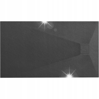 Brodzik Prysznicowy Kamienny Magnum Czarny 80x120