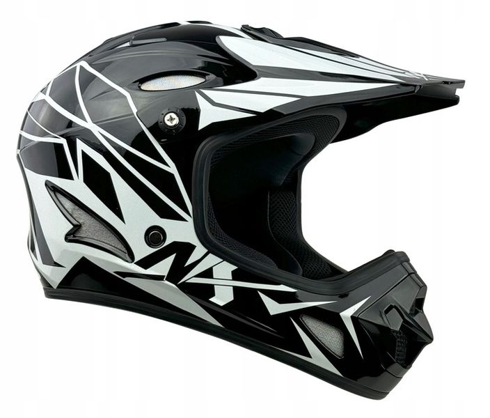 ZESTAW NX KASK + GOGLE DOWNHILL NX EXTREME r.XS |KASK ROWEROWY |900g LEKKI zdjęcie 2