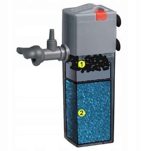 Filtr wewnętrzny gąbkowy Happet ORCA 600 DO AKWARIUM 120-250L na Arena.pl