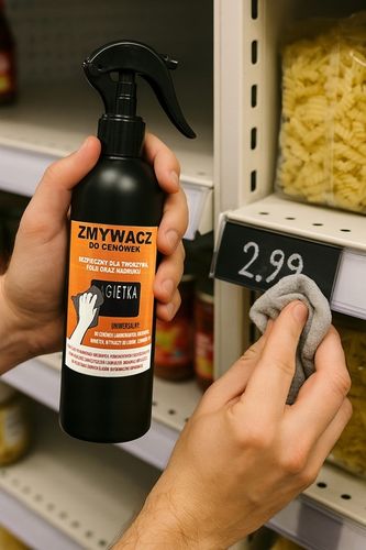 Zmywacz płyn do mycia cenówek wtykaczy etykiet, cleaner - 500ml na Arena.pl