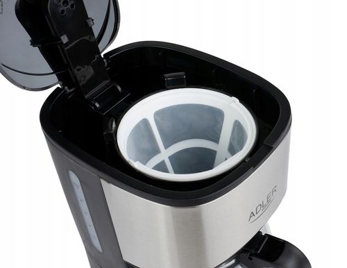 Ekspres do kawy przelewowy 0,7L Blokada kapania ADLER AD 4407 czarny na Arena.pl