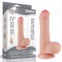 DILDO 7'' SLIDING SKIN DUAL LAYER DONG FLESH
