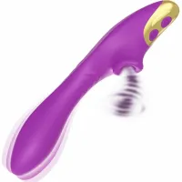 armony dudu violet - stymulator ssąco-wibrujący, wodoodporny, 205 mm