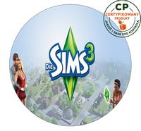 Opłatek na tort Sims