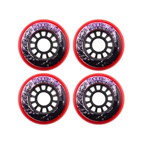 Zestaw 4 kółek Powerslide Hurricane Red Wheels Pack 76mm/85A na Arena.pl