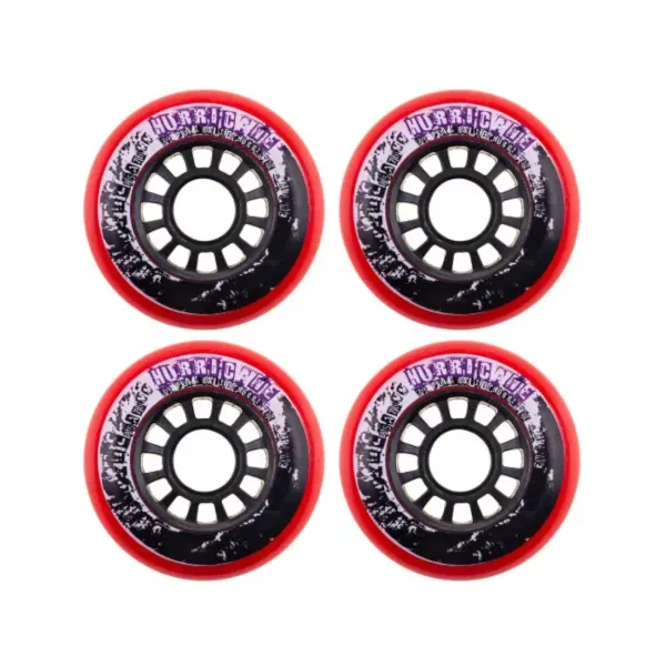 Zestaw 4 kółek Powerslide Hurricane 76/85A Red zdjęcie 2