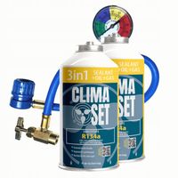 ClimaSet 2x 3w1 R134a gaz do klimatyzacji samochodowej z przewodem 700g
