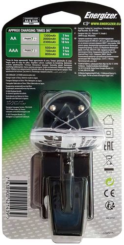 Ładowarka ENERGIZER Mini Baterii AAA R3 AA R6 + 2x Akumulatorki AA 2000mAh na Arena.pl