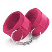 Tough Love Velcro Handcuffs With Extra 40Cm Chain Crushious Pink