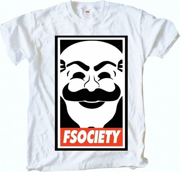 Mr Robot, Fsociety T-shirt, Koszulka zdjęcie 1