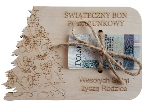 BON podarunkowy BON świąteczny KARTKA świąteczna Prezent na święta na Arena.pl