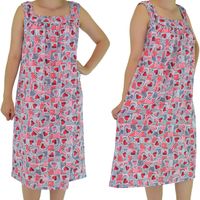 Plażówka podomka sukienka bawełniana czysta bawełna na lato 54 56