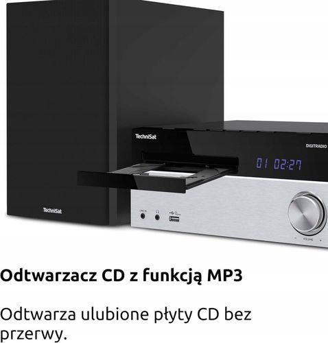 Wieża stereo Technisat DIGITRADIO 750 DAB+, CD, Bluetooth, AUX Czarny na Arena.pl