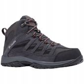 Buty trekkingowe męskie Columbia Crestwood Mid WP Dark Grey/Deep Rust 40