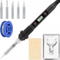 LUTOWNICA PRECYZYJNA REBALL F936 80W Z REGULACJĄ TEMPERATURY + AKCESORIA