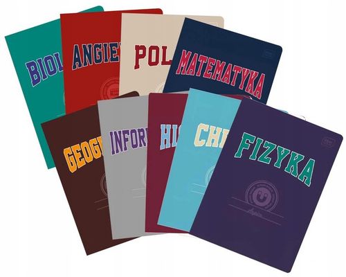 KOMPLET ZESZYTÓW PRZEDMIOTOWYCH ZE ŚCIĄGĄ A5 60K - klasa 7-8 na Arena.pl