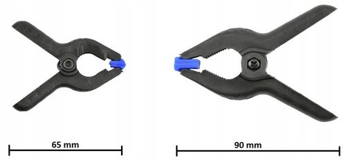 Zestaw ścisków sprężynowych 22 ściski 18x65mm 4x90mm modelarskie na Arena.pl